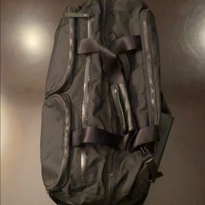 Black Canvas Lululemon Gym Bag